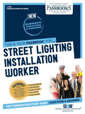 cover image of Street Lighting Installation Worker